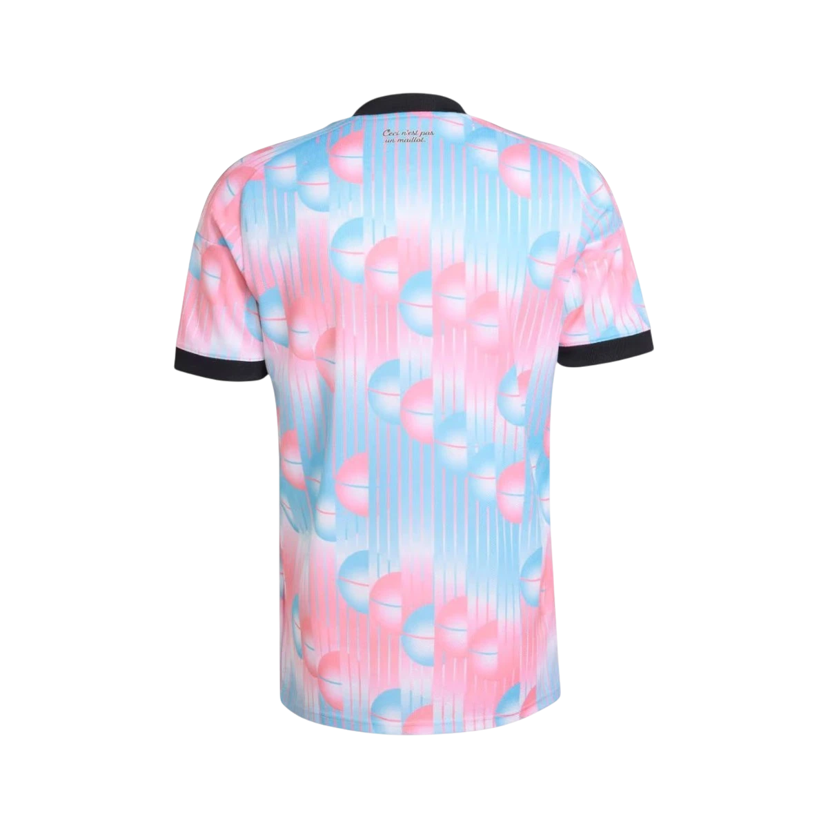Camiseta de fútbol de Bélgica 2ª equipación 2026 de CeFutShop, con un atrevido diseño abstracto en rosa y azul.