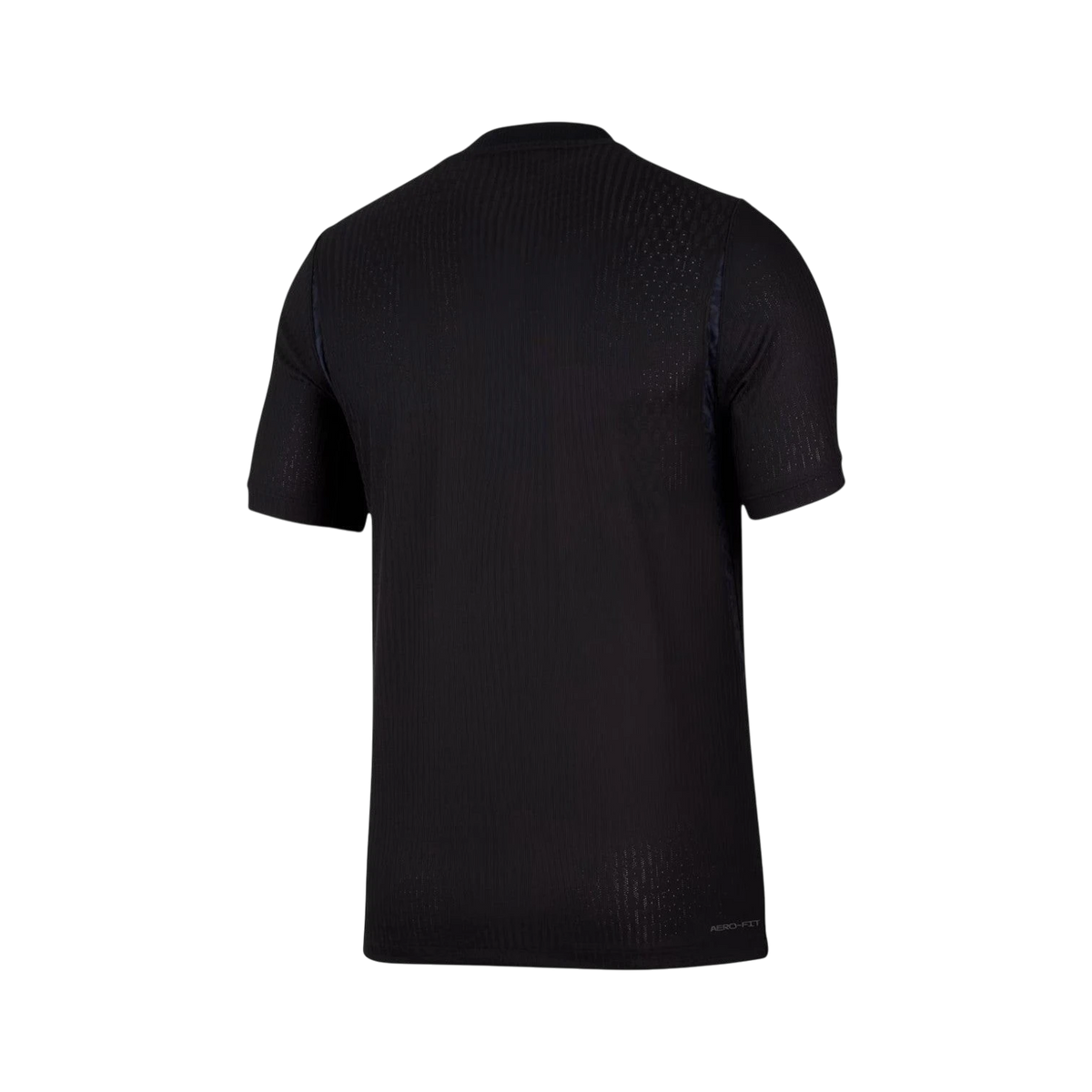 Camiseta negra de segunda equipación de Noruega 2026 de CeFutShop con tejido texturizado y detalles de ventilación.