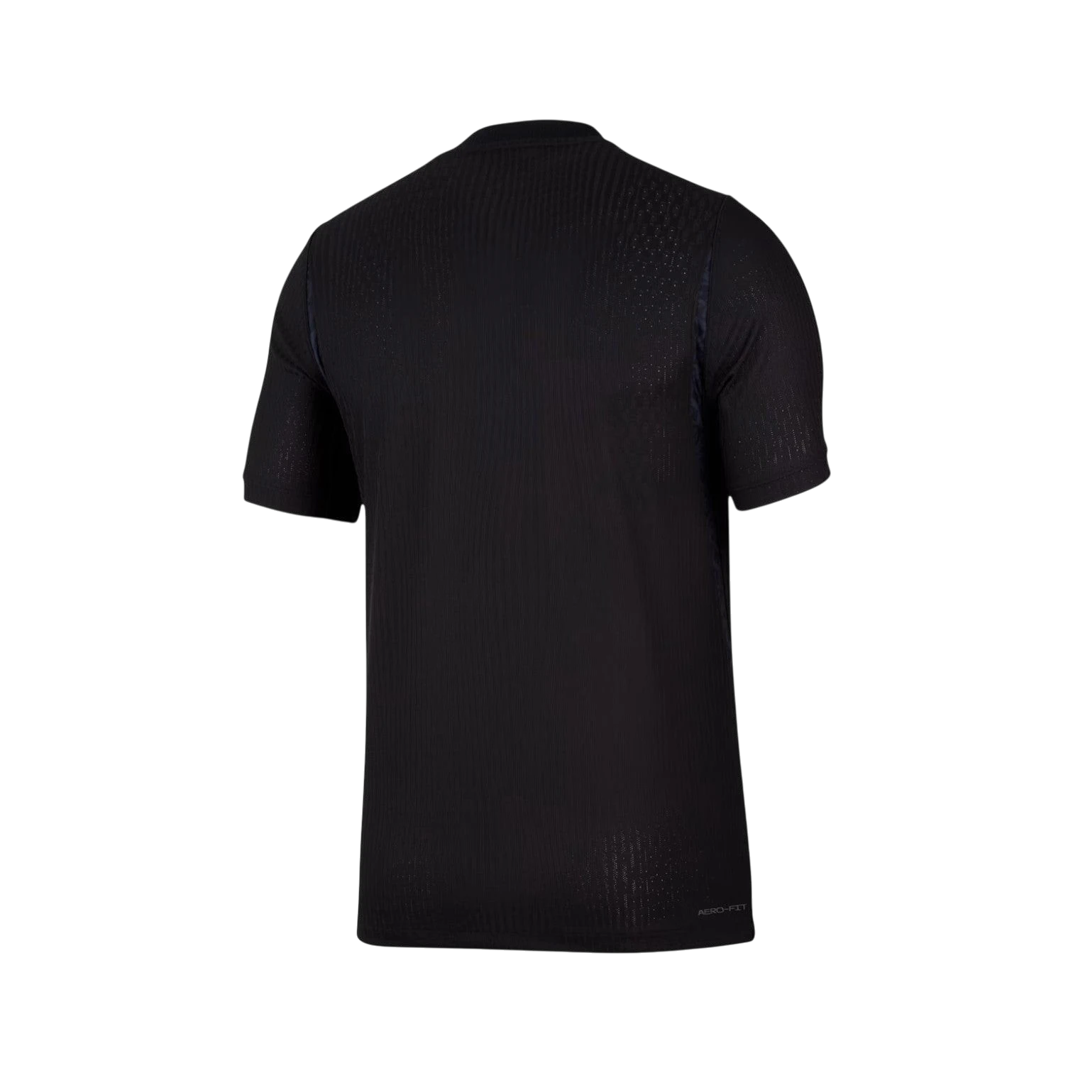 Camiseta negra de segunda equipación de Noruega 2026 de CeFutShop con tejido texturizado y detalles de ventilación.