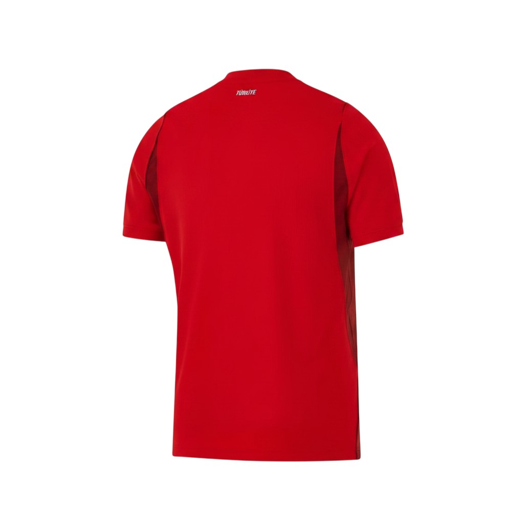Camiseta de fútbol roja de la primera equipación de Turquía 2026 de CeFutShop. Diseño clásico con el nombre "TÜRKIYE" en la nuca.